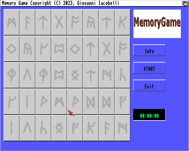 GI Memory Game - Amiga
