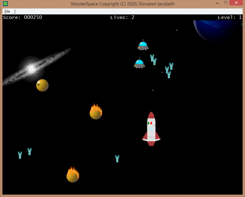 Shooter Space game