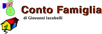 Conto Famiglia - bilancio familiare