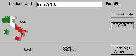 Visualizzazione CAP