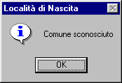 Comune sconosciuto...