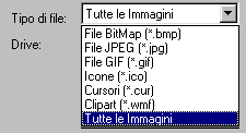 Selezione tipo di file...