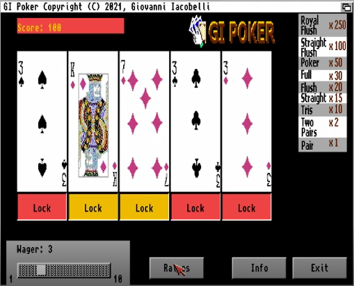 GI Poker - Amiga