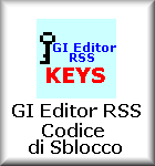 GI Editor RSS Codice di Sblocco