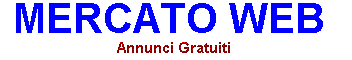 Mercato WEB - Annunci gratuiti